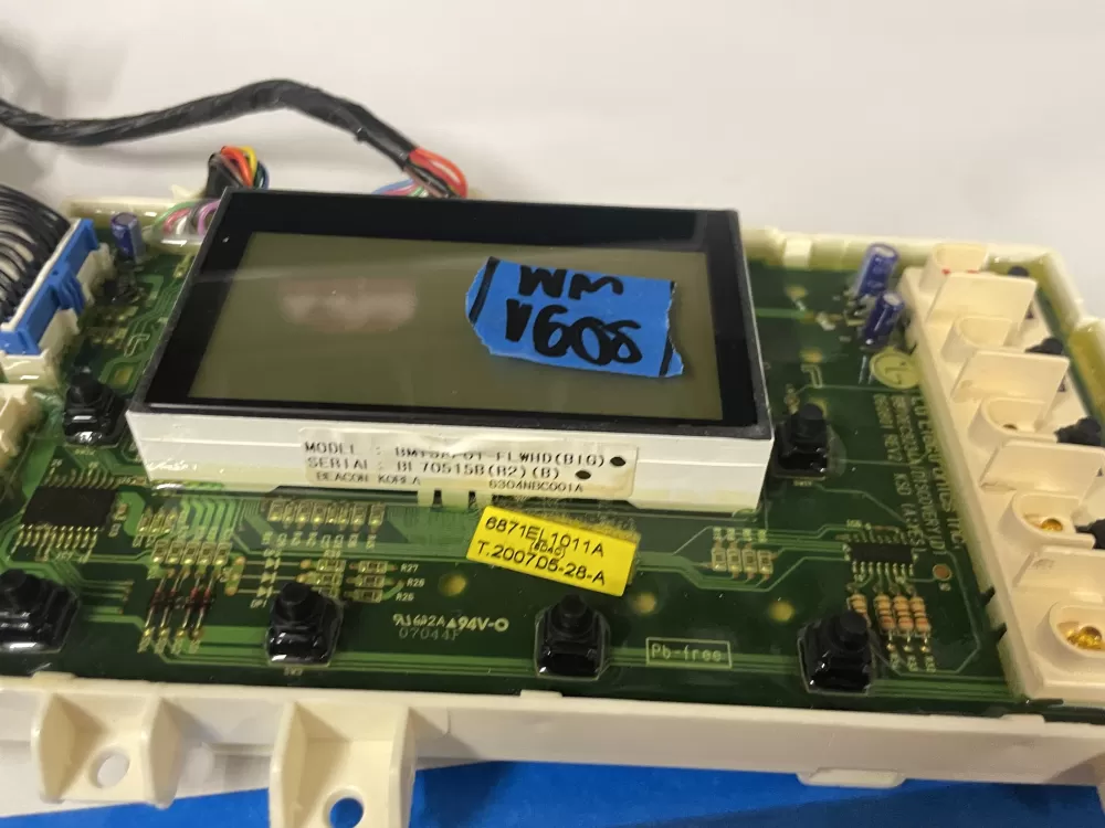 LG 6870EC9234A 6870EC9242A 6871EL1011A Dryer Control Board AZ225594 | Wmv608