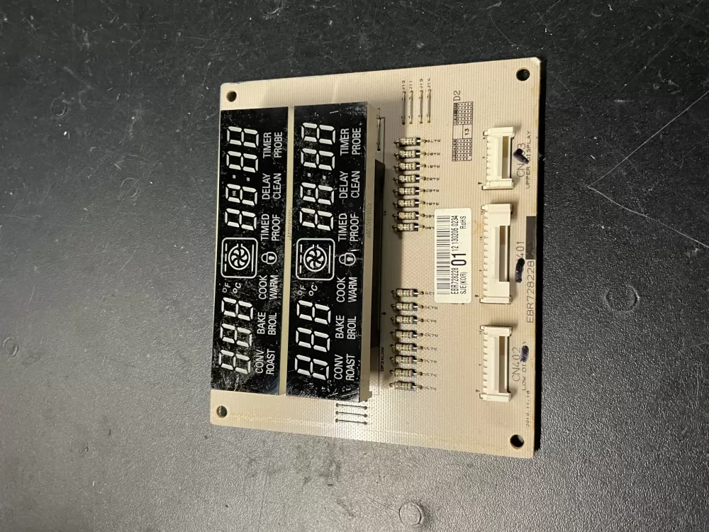 LG EBR72822801 Range Display Control Board