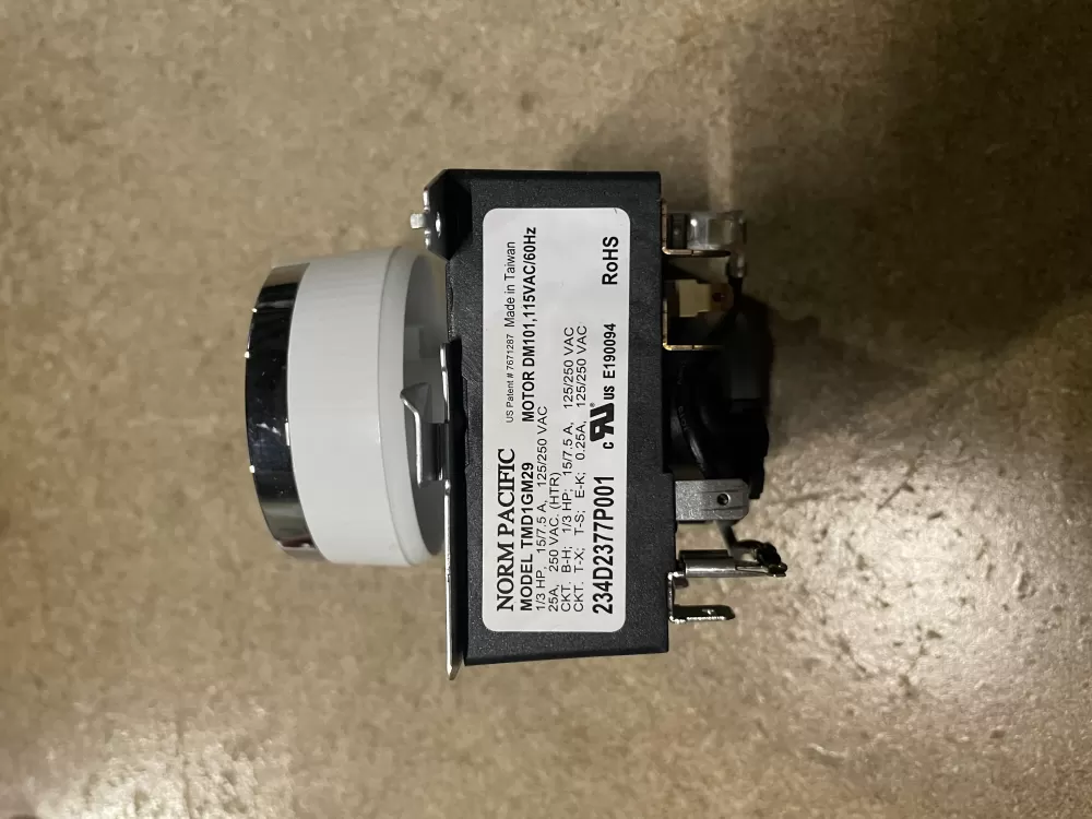 General Electric AP6027534 WE04X24551 PS11759041 234D2377P001 Dryer Timer