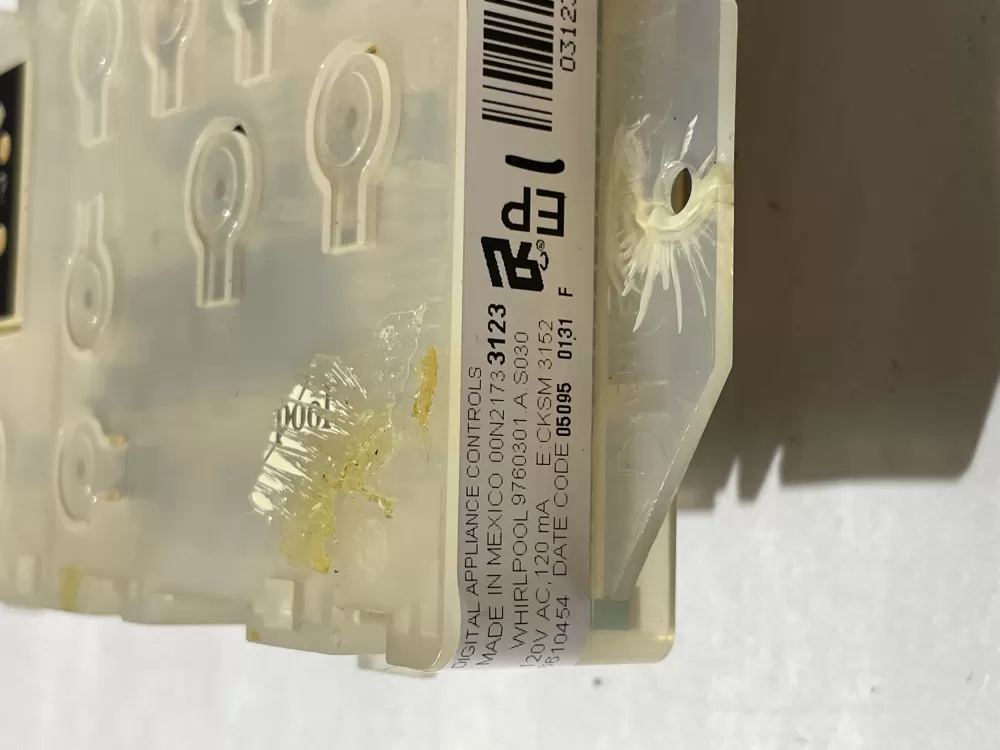 Whirlpool 9760301 6610454 Range Oven UI Display Control Board AZ199803 | Wm2780