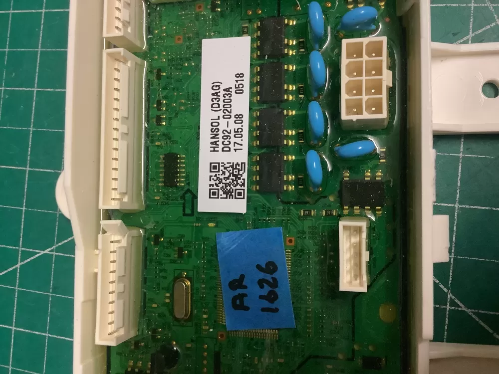Samsung DC92 02003A Washer Control Board AZ209677 | AR1626