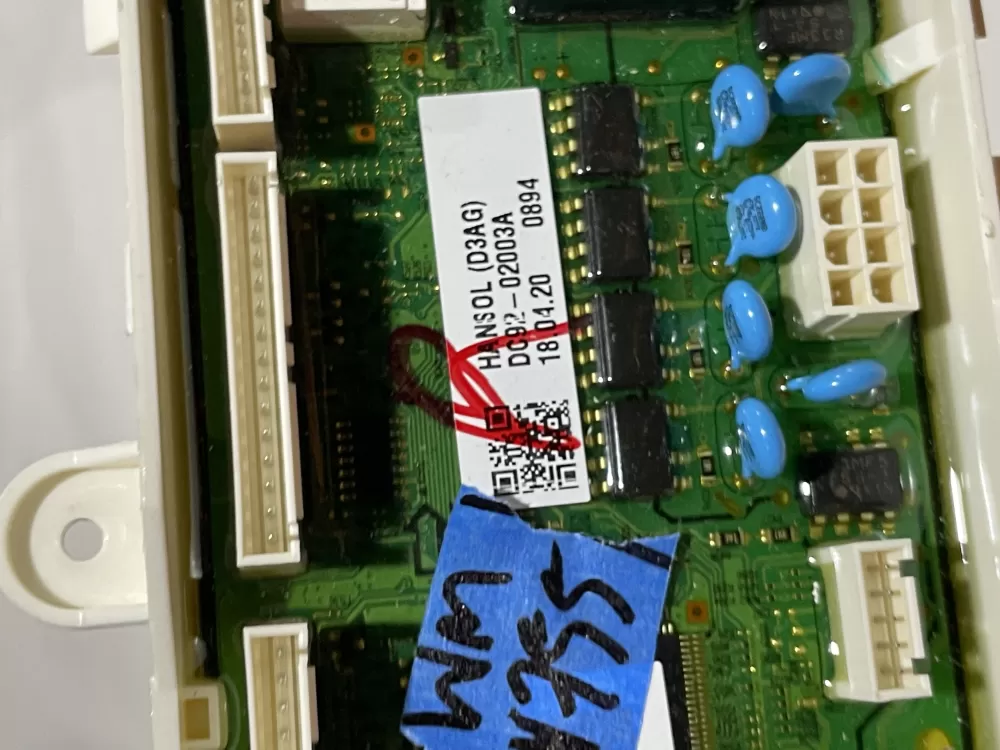 Samsung DC92 02003A Washer Control Board AZ142779 | Wmv755