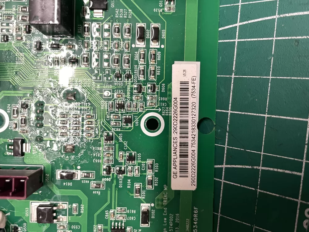 GE WH22X36498 290D2226G004 Washer Control Board AZ208833 | Wm1988