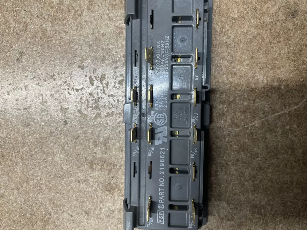 Whirlpool Maytag 2198621 Refrigerator Control Board Dispenser AZ14158 | KM779