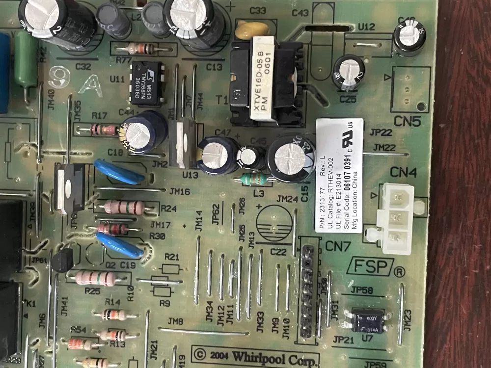 Whirlpool Kenmore 2313177 AP6007212 Refrigerator Control Board AZ40114 | KM1542