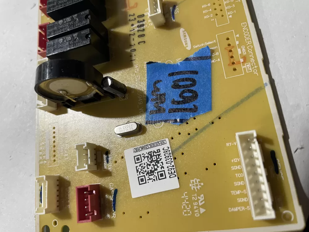 Samsung DE92 03928C Microwave Control Board AZ191517 | Wm1601