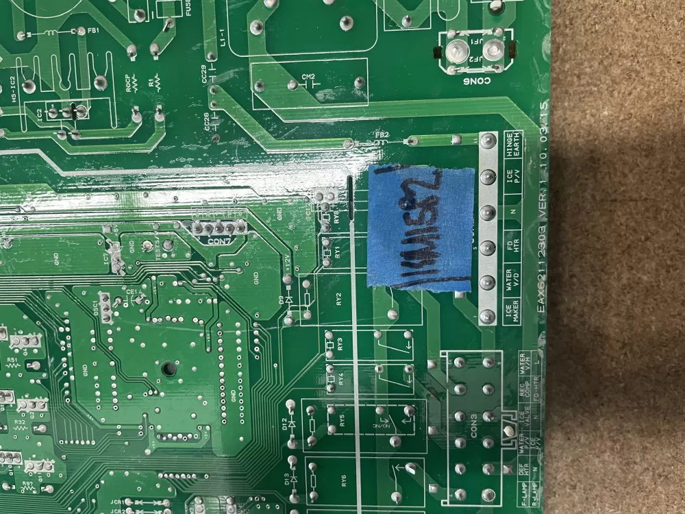 LG EBR67348009 Refrigerator Control Board AZ20230 | KM1582
