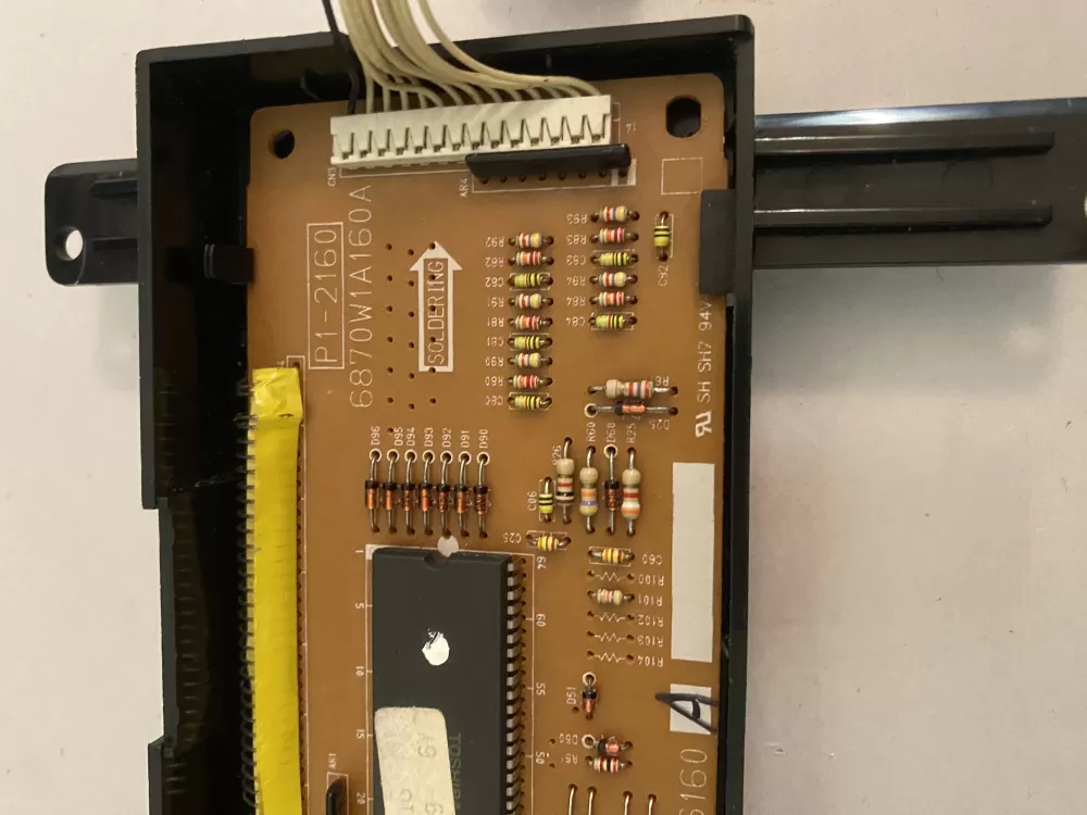 LG 6871W1S160A Microwave UI Main Control Board AZ137228 | BK2361