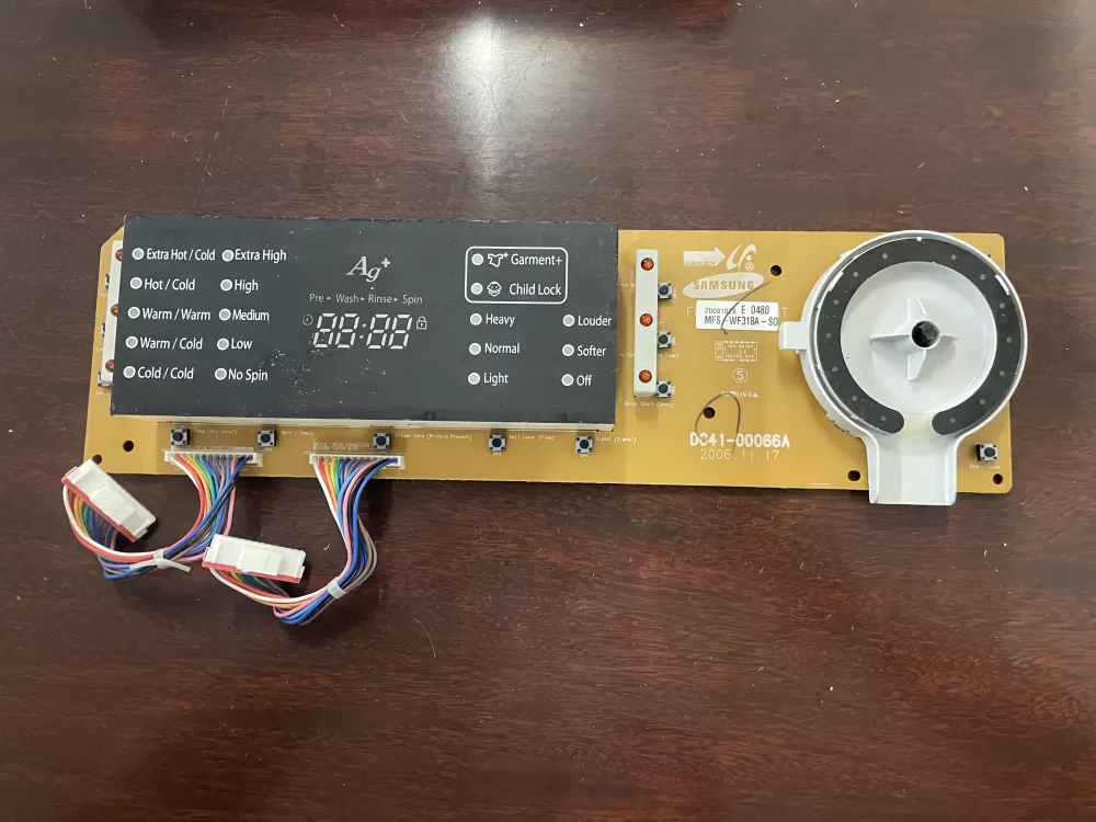 Samsung DC41-00066A Washer Control Board