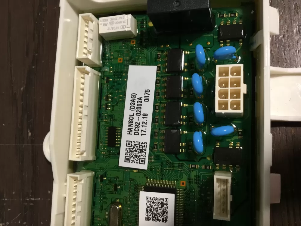 Samsung DC92 02003A Washer Control Board AZ38640 | NRV381