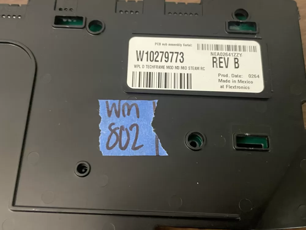 Whirlpool W10279773 Dryer Control Board AZ99603 | Wm802
