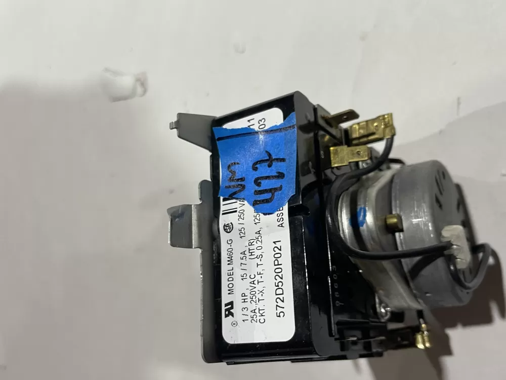 GE 572D520P021 WE4M271 Dryer Timer AZ185655 | Wm427