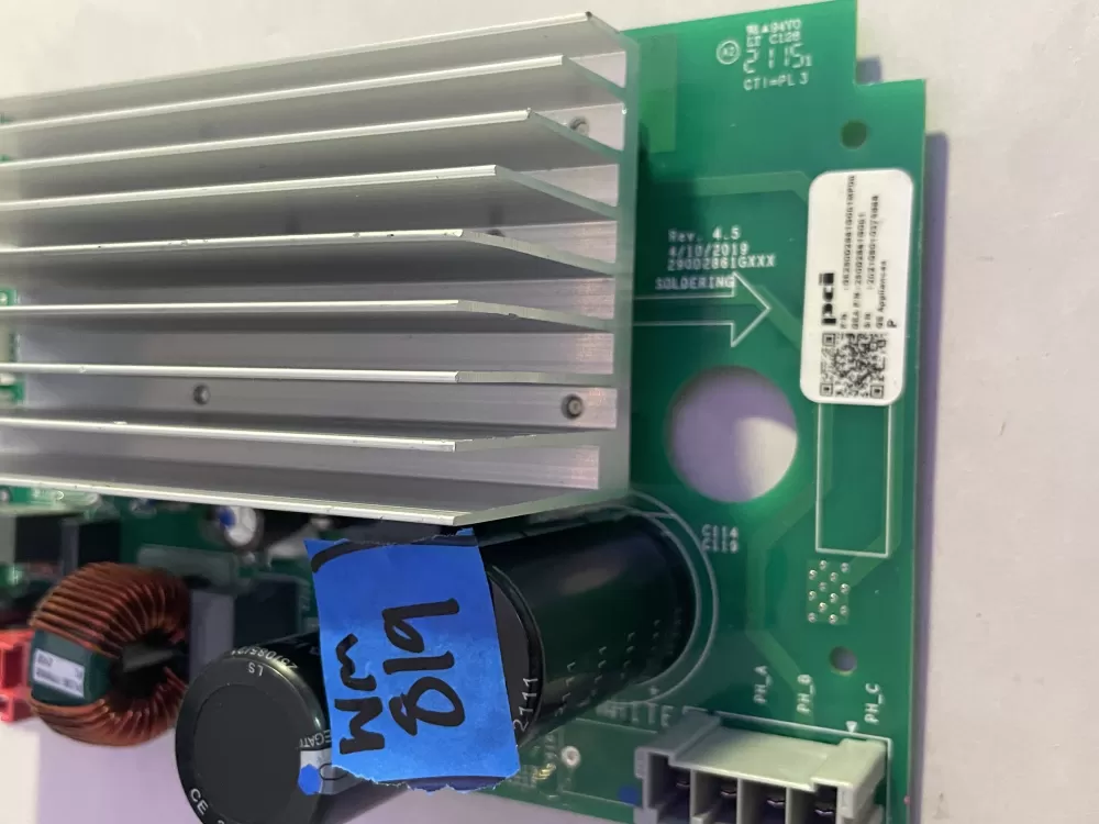 GE 290D2861G001 WH22X29049 Washer Control Board AZ195753 | Wm819