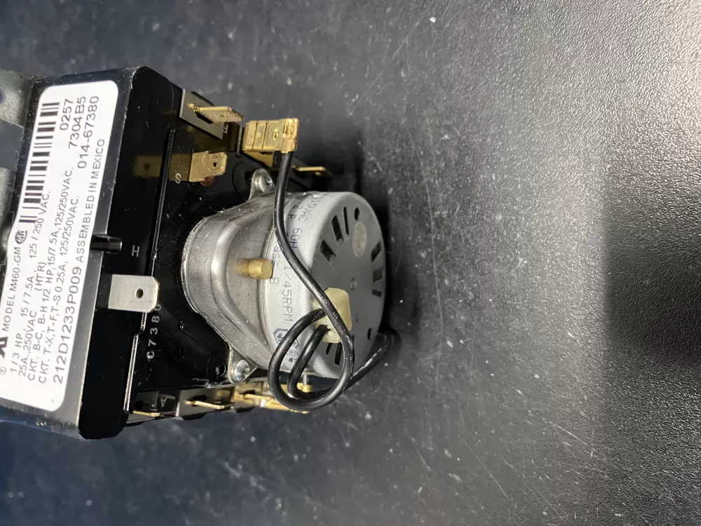 GE 212D1233P009 WE04X23134 AP5986379 WE4M361 4455190 PS11726740 WE4M316 Dryer Timer