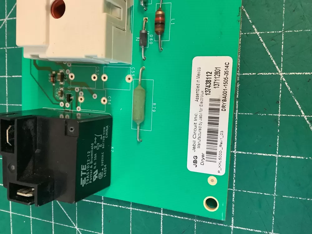 Electrolux Frigidaire 137438112 137112801 Dryer Control Board AZ229404 | NR599