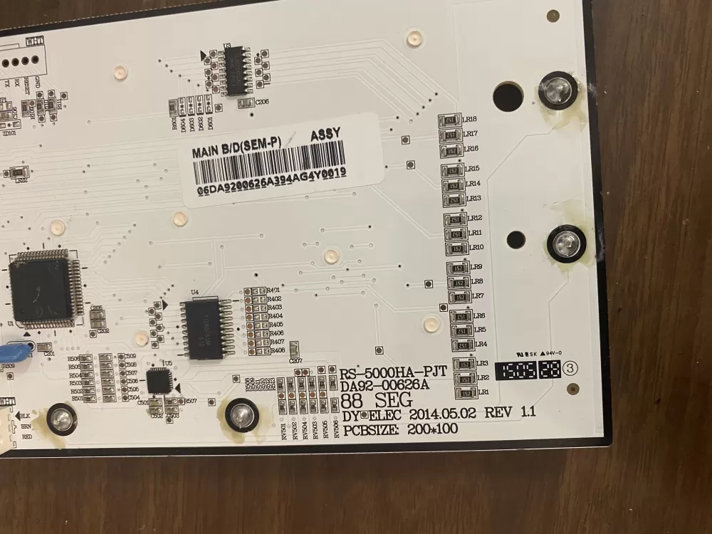 Samsung Refrigerator Dispenser Control Board -DA92-00626A AZ39896 | BK970