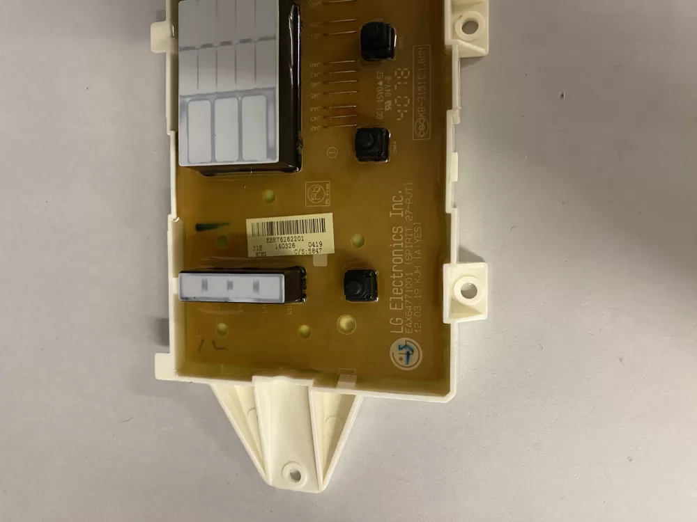LG EBR76262201 EBR75446006 Washer Control Board AZ221215 | BK1297