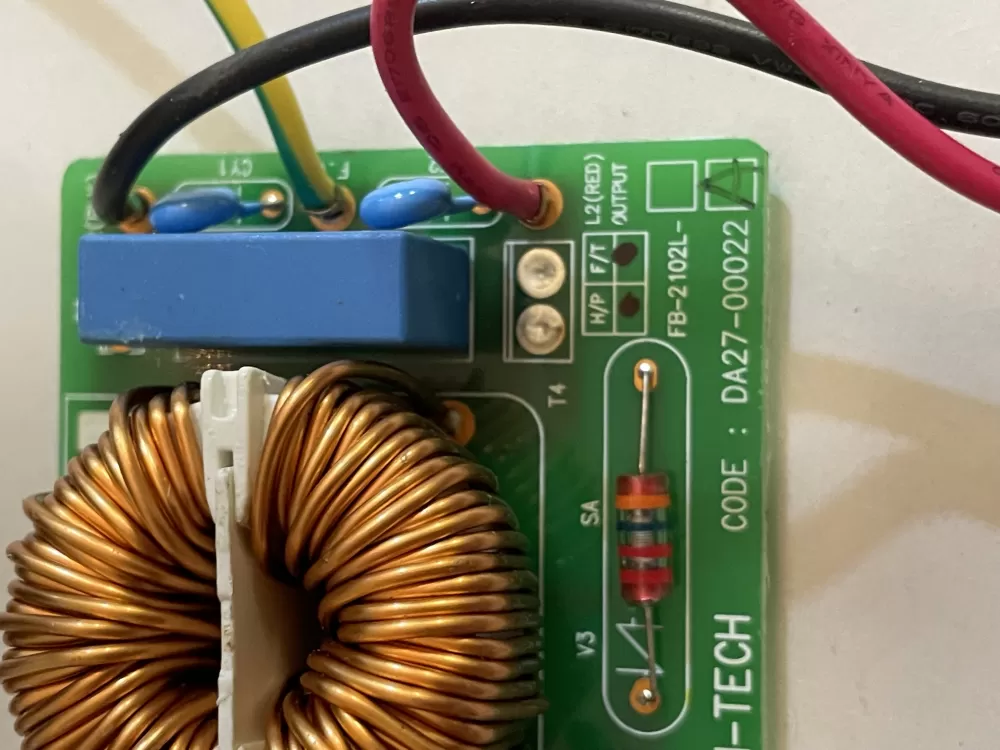 Samsung DA27 00022A Refrigerator Control Board Noise Filter AZ143572 | KM2413
