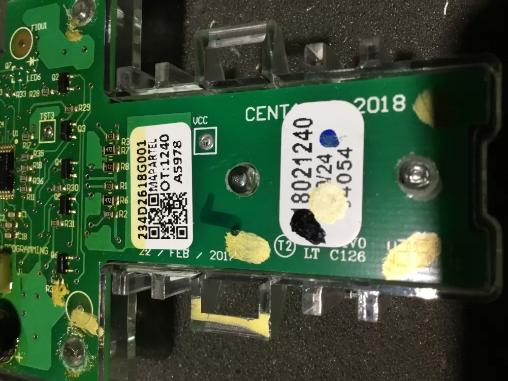 GE 234D2618G001 WE04X27284 Dryer Control Board AZ83874 | NR367