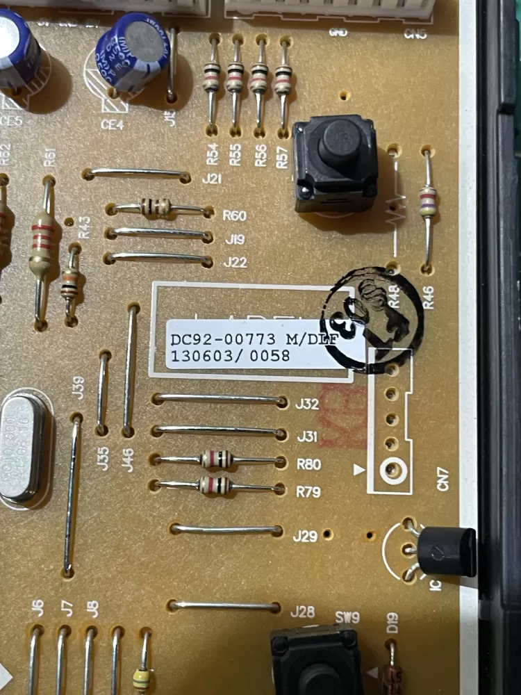 Samsung DC94-03109A DC92-00773M Washer UI Control Board AZ196327 | Wmv886