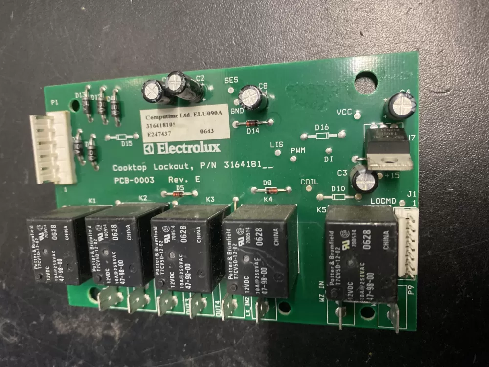 Frigidaire  Kenmore AP3768449 316418100 316418101 PS977959 Range Control Board