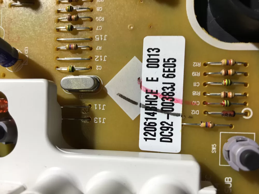 Samsung DC92 00383J Washer Control Board AZ29483 | NR239
