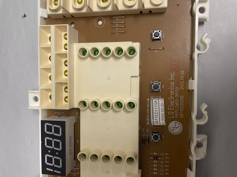 LG 6870EC9129B 6871EC1115A Dryer Control Board AZ208539 | KMV762