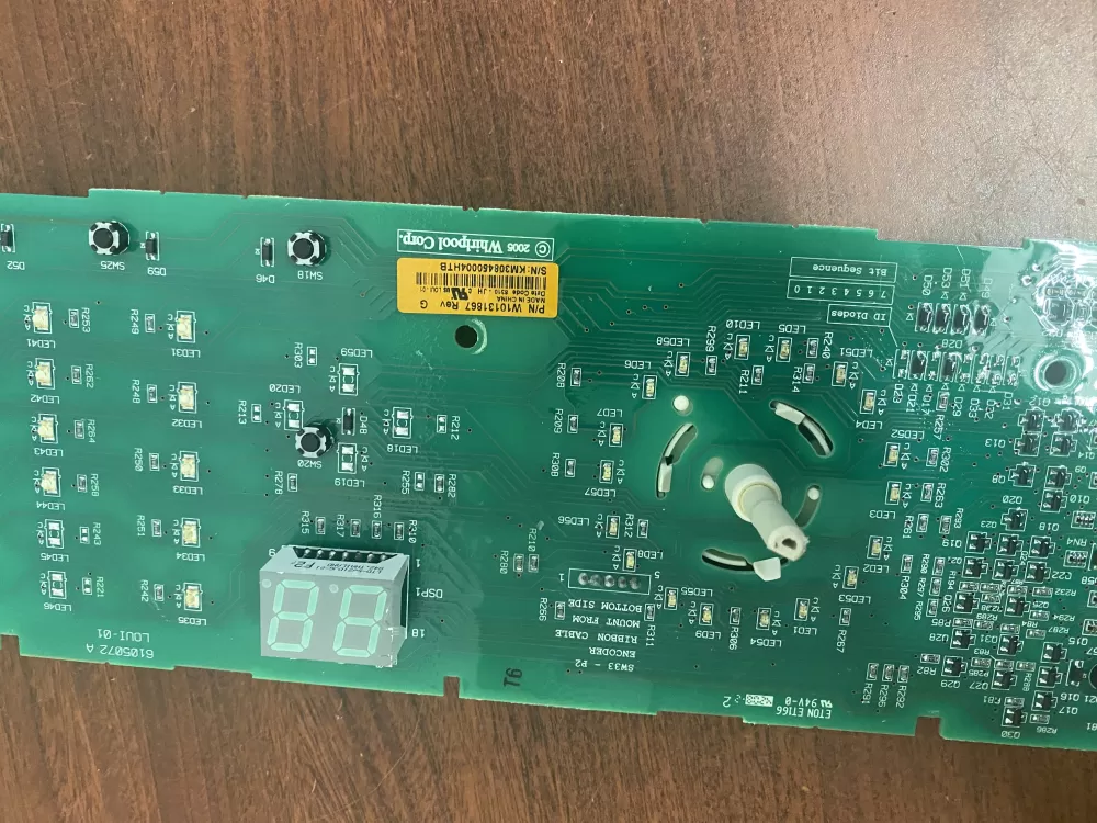 Kenmore WPW10131867 PS11748772 Washer Control Board AZ55582 | BK1990