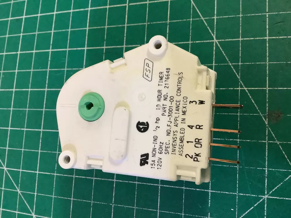Whirlpool Kenmore W10822278 Refrigerator Defrost Timer AZ203349 | NR364