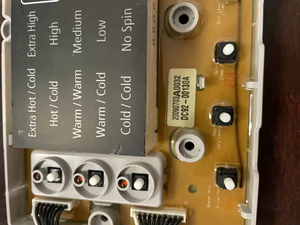 Samsung DC92-00130A DC92-00125A Washer UI Control Board AZ46860 | KMV217