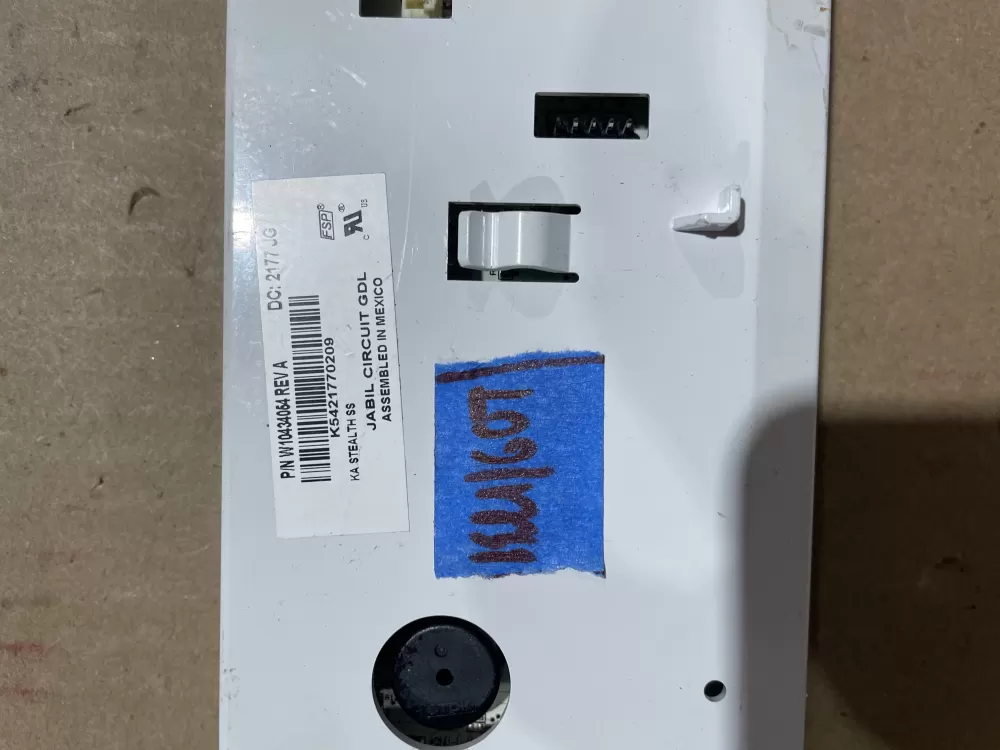 Whirlpool W10434054 Refrigerator Dispenser control Board AZ68514 | KM1607