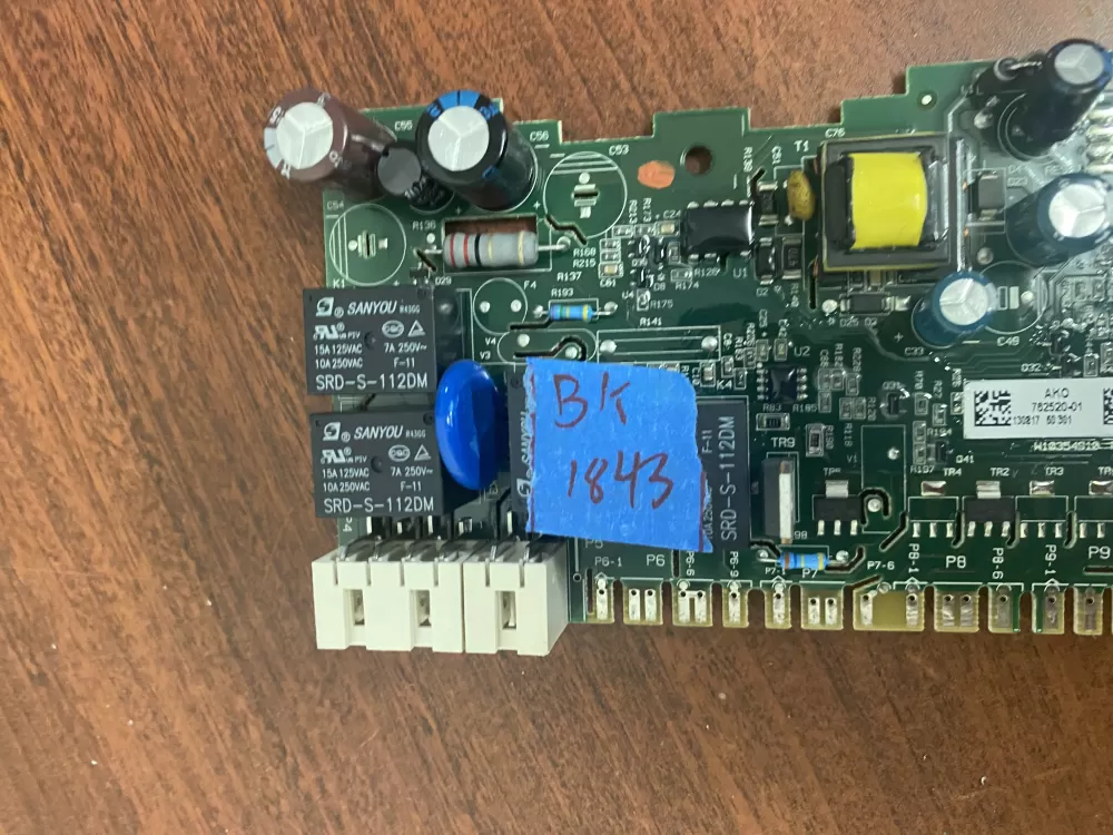 Whirlpool 762520-01 W10354910 Dishwasher Control Board AZ51282 | BK1843