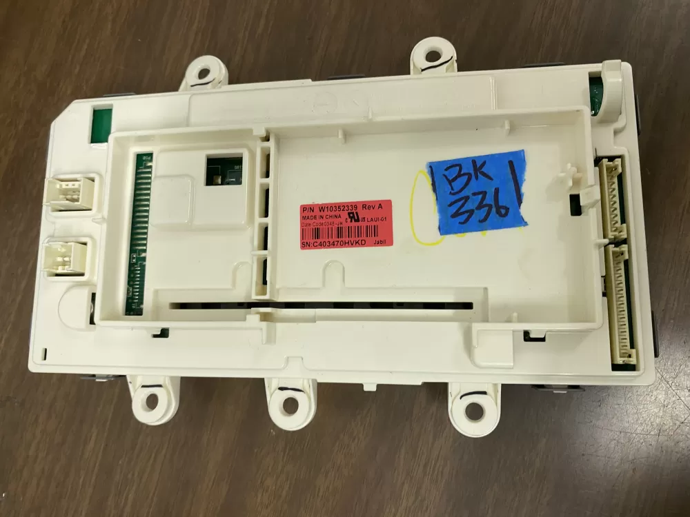 Whirlpool W10352339 Washer Control AZ29788 | BK336