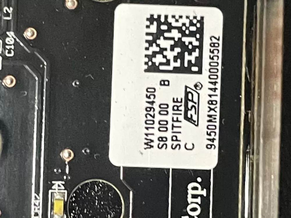 Whirlpool DIshwasher UI Board W11029450 W11029450B  AZ16810 | WMV212