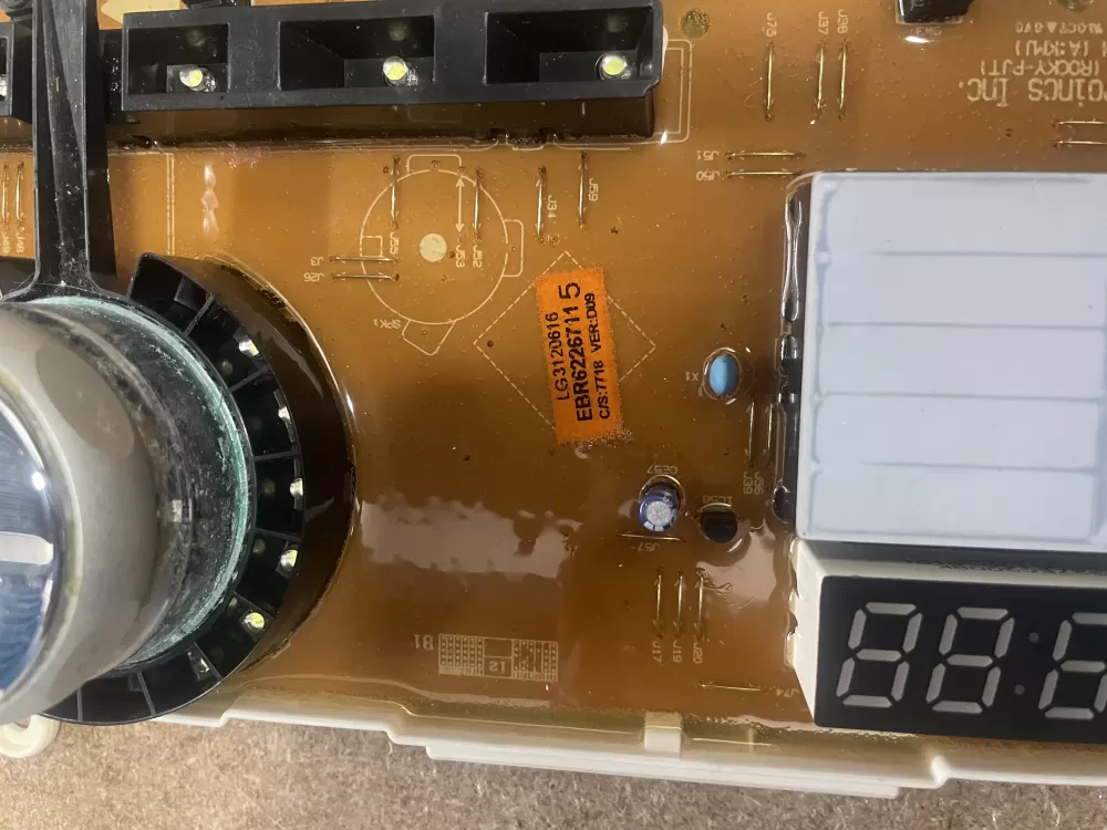 LG EBR62267115 EBR62267118 EBR62267128 Washer Control Board AZ14668 | KMV255