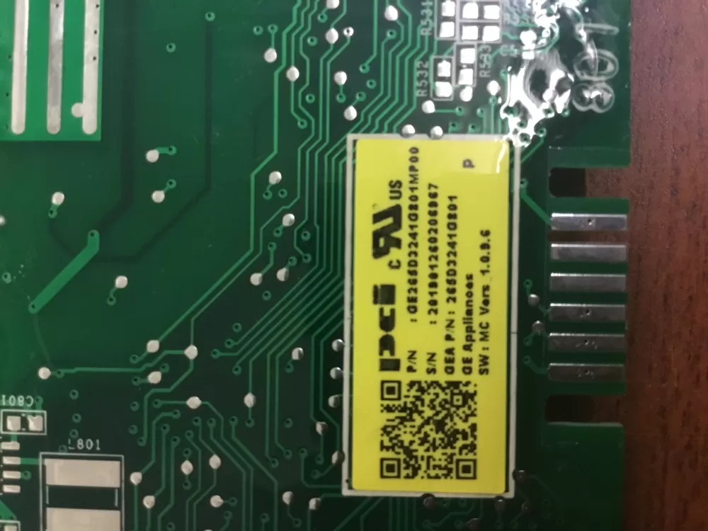 GE Dishwasher Control Board P/N 265D3241G801 AZ32798 | NR177