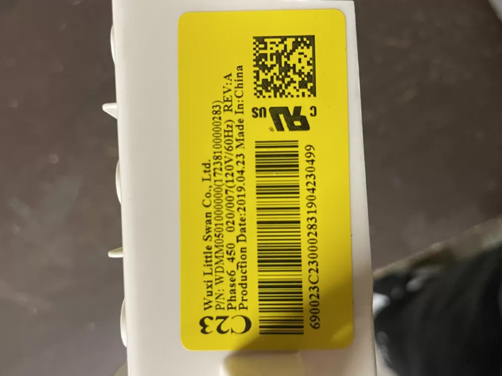 GE WH12X27293 17238100000283 Washer Control Board AZ45803 | Wm709