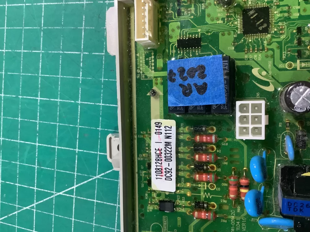 Samsung DC41-00142D Dryer Control Board AZ228420 | AR2027