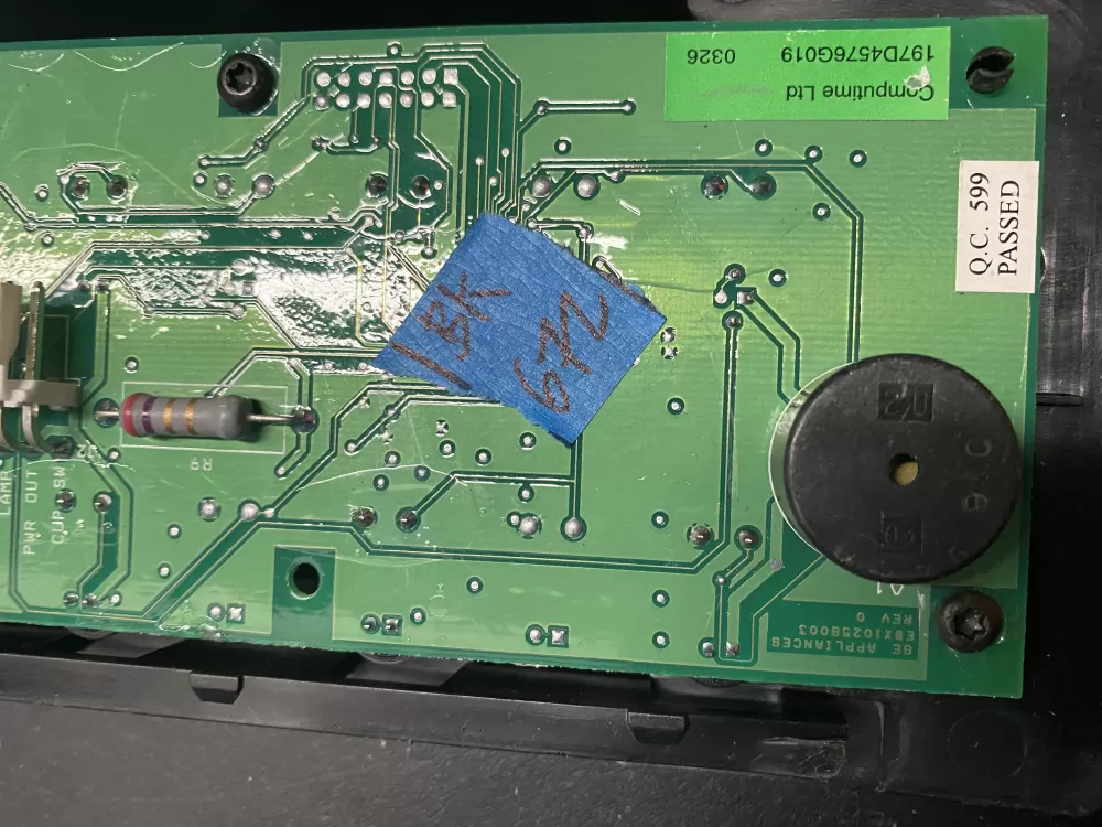 GE 197D4576G019 Refrigerator Control Board AZ11912 | BK672