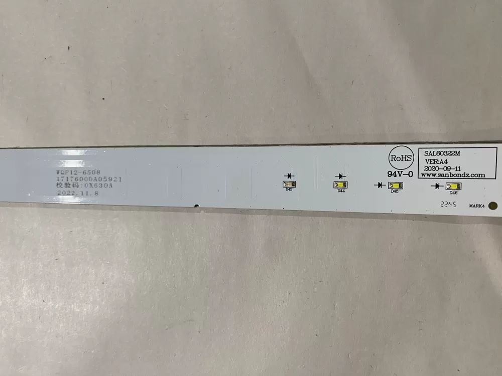 WQP12-6508 17176000A05921 Control Board AZ191409 | BKV877