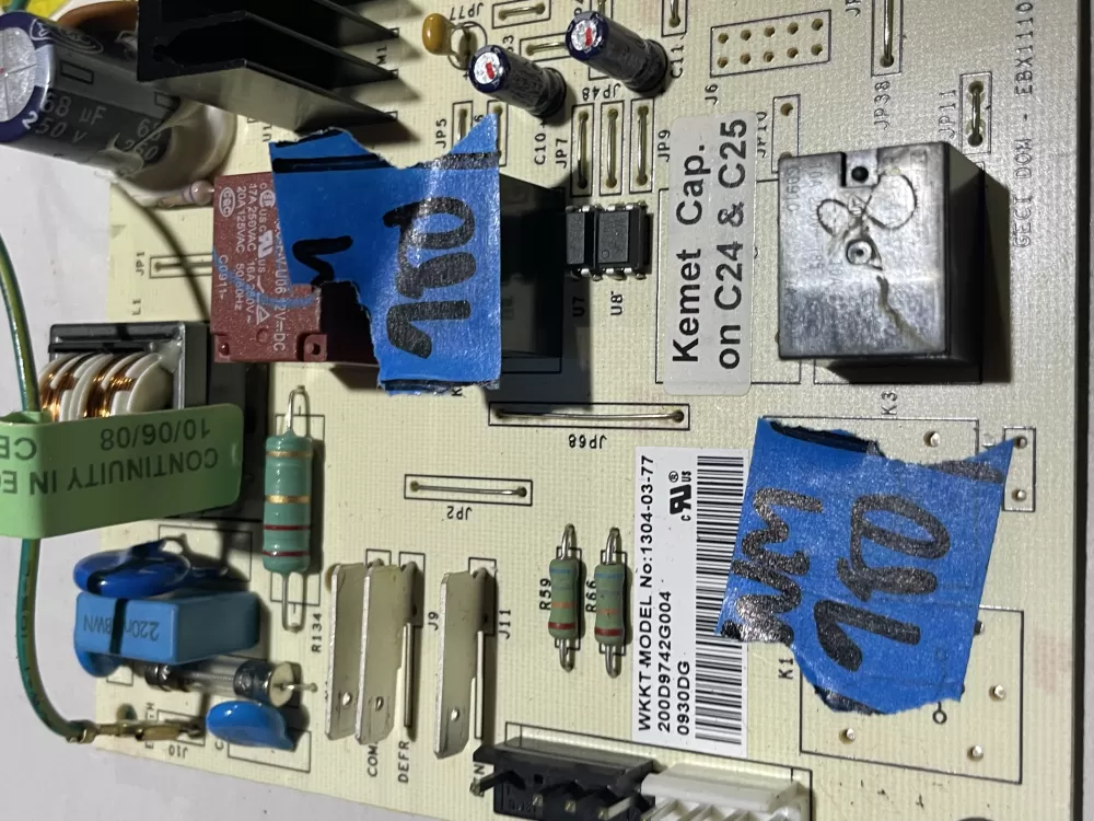GE EBX1110P002 200D49742G004 WR55X10996 Fridge Control Board AZ145031 | Wm980