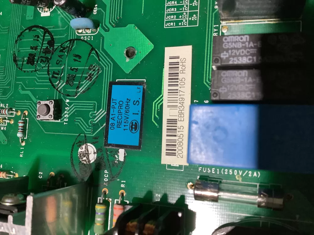 LG EBR34917105 Main Power Control Board AZ115470 | NR2148