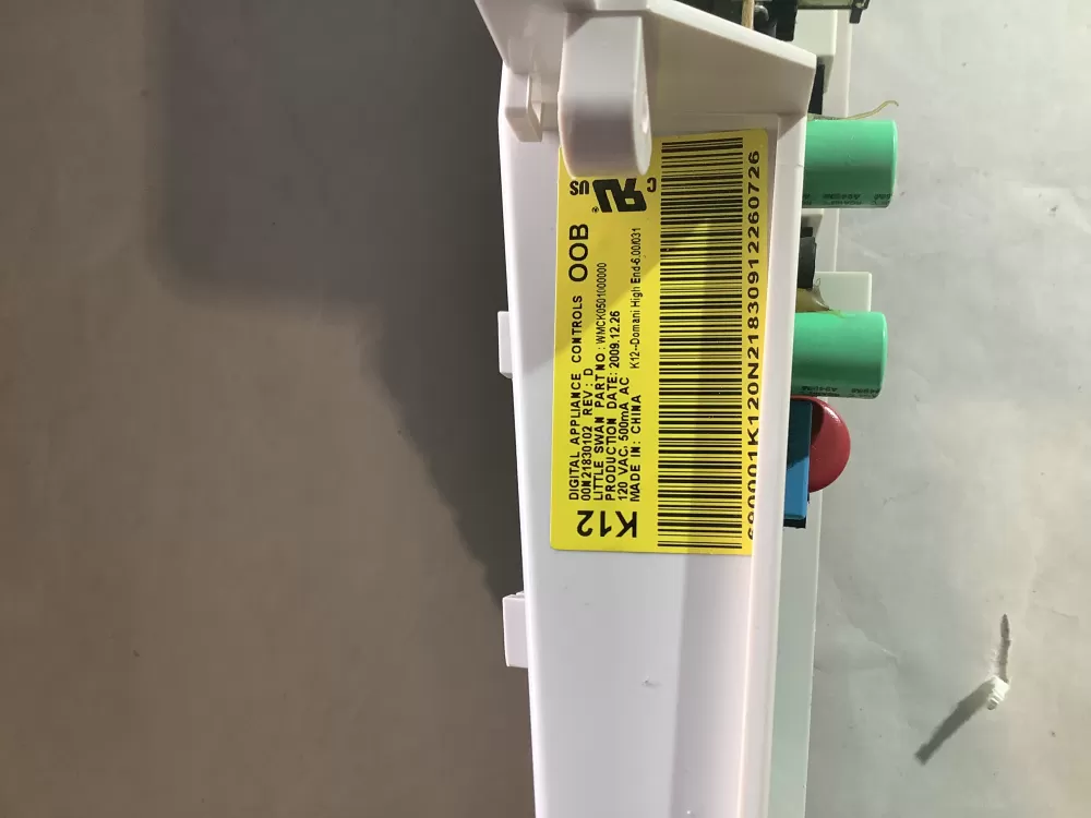 GE WH12X10355 00N21830102 WMCK0501000000 Washer Control Board AZ150388 | BGV772