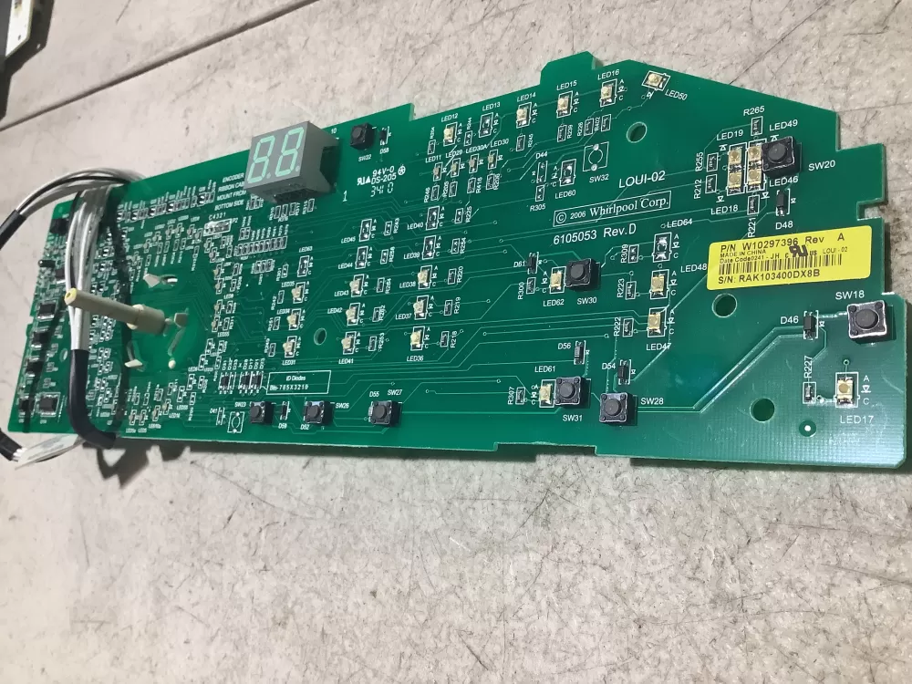 Whirlpool W10297396 WPW10297396 Washer Control Board AZ111805 | AR1694