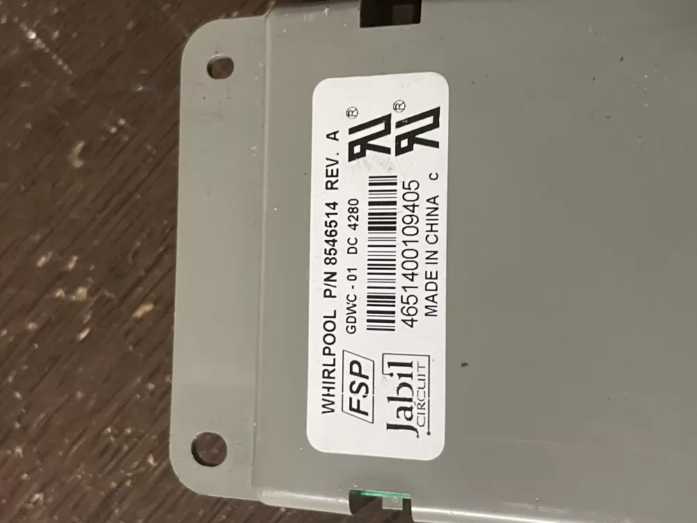 Whirlpool  Kenmore 8546514 Dishwasher Control Board