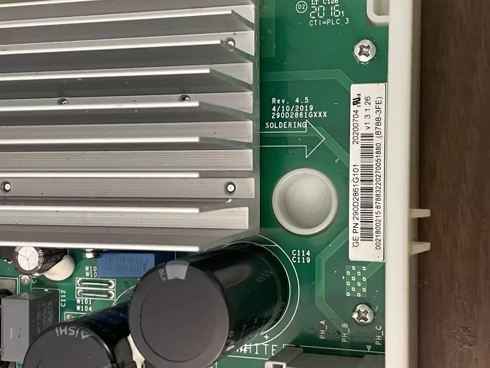GE 290D2861G101 Washer Control Board AZ99296 | KMV141