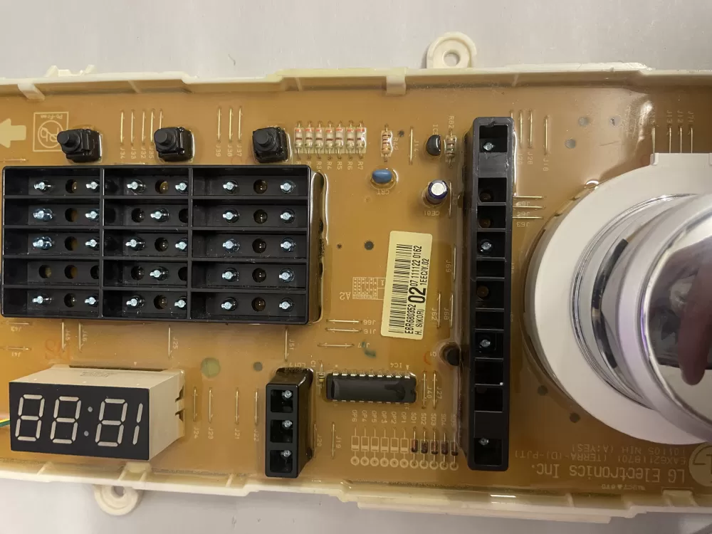 Kenmore LG EBR68035202 Dryer User Interface Control Board AZ206128 | KMV850