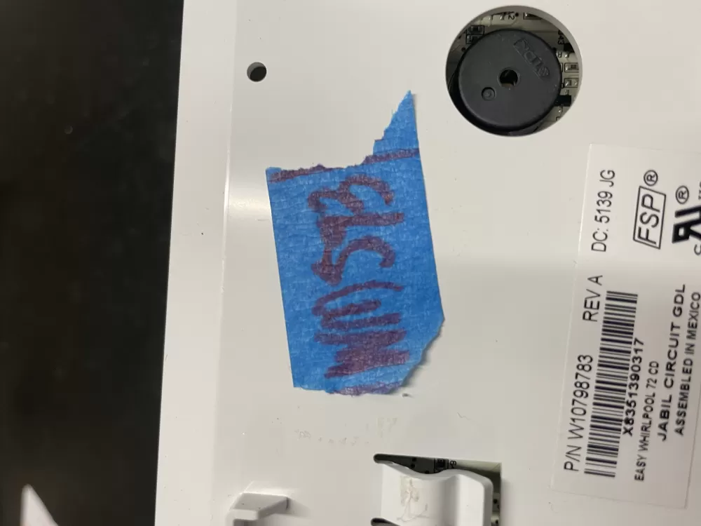 Whirlpool W10701458 Refrigerator Dispenser Control Board AZ3853 | Wm593