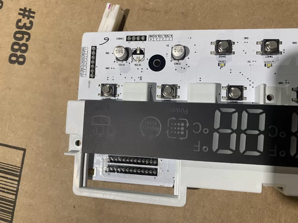 LG EBR84146401 Refrigerator Control Board Display AZ68456 | BK1801
