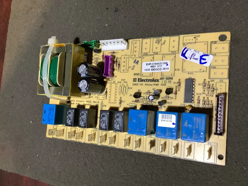 Frigidaire  Kenmore 316442119A  316442119  AP4362611  1484112  AH2342728  EA2342728  PS2342728 Range Control Board
